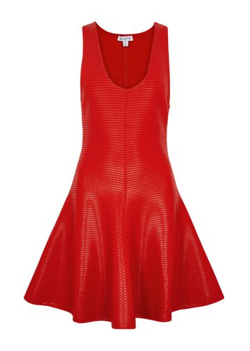 Alaïa Coated Ribbed-knit Mini Dress - - 38 (UK10 / S) - ALAÏA - Modalova