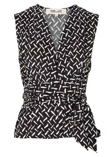 Rachael Printed Jersey Wrap top - - L (UK14 / L) - Diane von Furstenberg - Modalova
