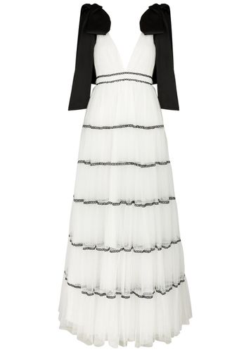 Jessalyn Embroidered Tulle Maxi Dress - - 4 (UK8 / S) - Alice + Olivia - Modalova