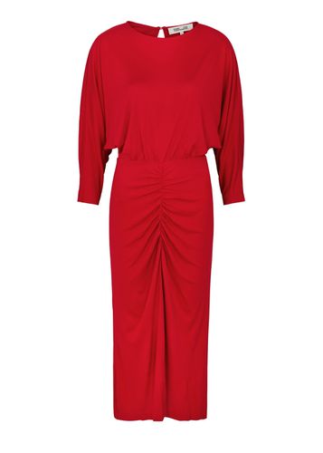 Chrisey Ruched Jersey Midi Dress - - XL (UK16 / XL) - Diane von Furstenberg - Modalova