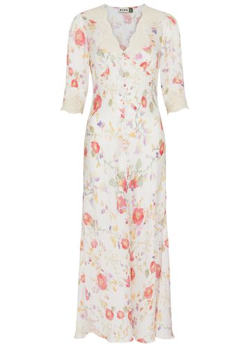 Simone Floral-print Satin Maxi Dress - - 12 (UK12 / M) - RIXO - Modalova