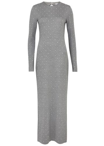 Crystal-embellished Metallic-knit Maxi Dress - - L (UK14 / L) - Rabanne - Modalova