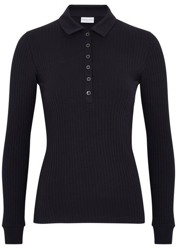 Horst Ribbed Cotton-blend Polo top - - S (UK8-10 / S) - Dries Van Noten - Modalova