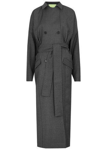 Jalu Pinstriped Wool Coat - - 36 (UK8 / S) - GAUGE81 - Modalova