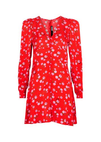 Rotate Birger Christensen Floral-print Satin Mini Dress - - 32 (UK4 / Xxs) - ROTATE Sunday - Modalova