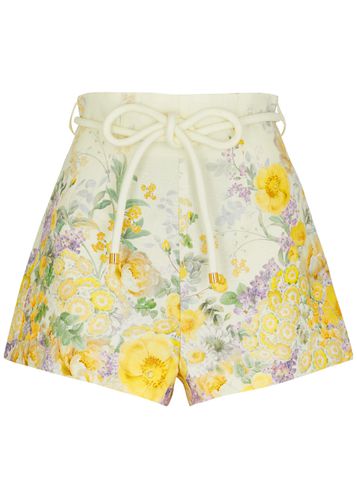 Harmony Floral-print Linen Shorts - - 0 (UK 8 / S) - Zimmermann - Modalova