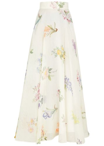 Natura Floral-print Organza Maxi Skirt - - 0 (UK 8 / S) - Zimmermann - Modalova