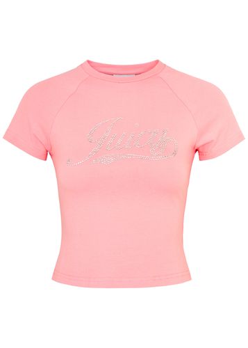 Retro Logo-embellished Cotton T-shirt - - L (UK14 / L) - Juicy Couture - Modalova