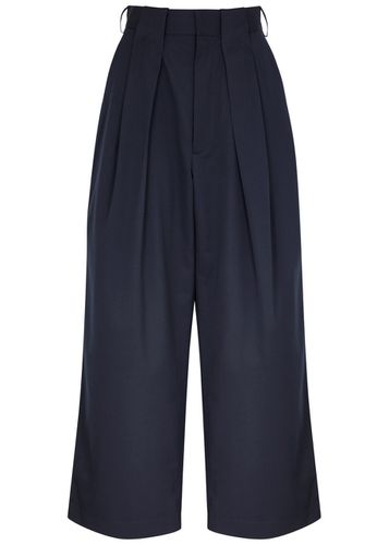 Pleated Wide-leg Twill Trousers - - S (UK8-10 / S) - MERYLL ROGGE - Modalova