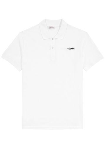 Logo-embroidered Piqué Cotton Polo Shirt - - XL - Alexander McQueen - Modalova