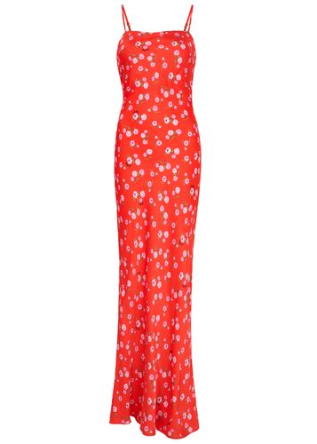 Floral-print Satin Maxi Dress - - 32 (UK4 / Xxs) - ROTATE Sunday - Modalova