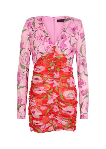 Floral-print Chiffon and Stretch-tulle Mini Dress - - 38 (UK10 / S) - ROTATE Sunday - Modalova