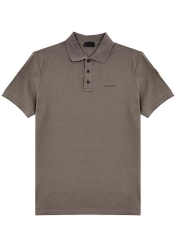 Logo Piqué Cotton Polo Shirt - - M - Moncler - Modalova