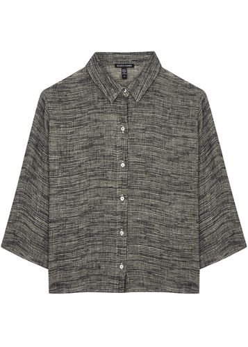 Jacquard Linen-blend Shirt - - L (UK 18-20 / XL) - EILEEN FISHER - Modalova