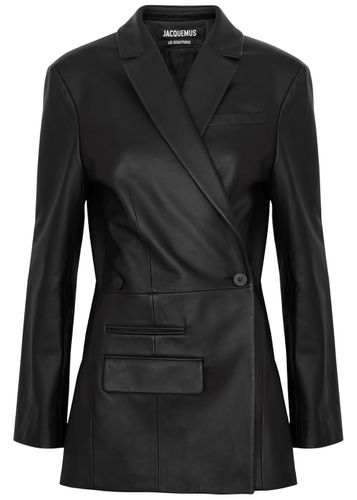 La Veste Tibau Cuir Leather Blazer - - 34 (UK6 / XS) - Jacquemus - Modalova