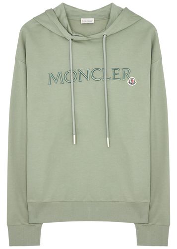 Logo Hooded Cotton Sweatshirt - - M (UK 12 / M) - Moncler - Modalova