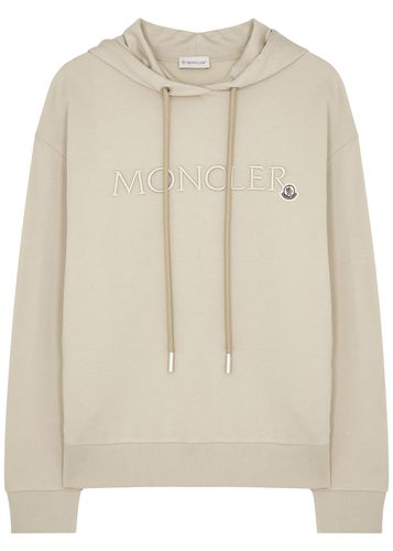 Logo Hooded Cotton Sweatshirt - - M (UK 12 / M) - Moncler - Modalova