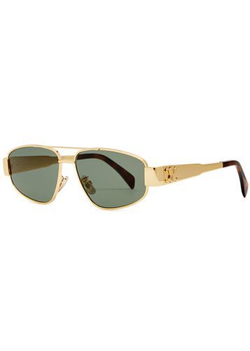 Aviator-style D-frame Sunglasses - Celine - Modalova