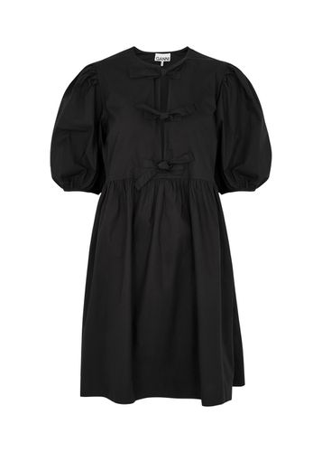 Cotton-poplin Mini Dress - - 36 (UK8 / S) - Ganni - Modalova