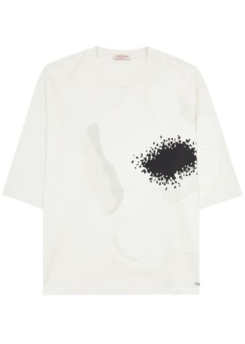 Printed Cotton T-shirt - Valentino - Modalova