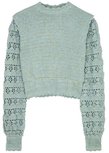Layla Crochet-panelled Cotton Jumper - - 1 (UK8) - Hannah Artwear - Modalova