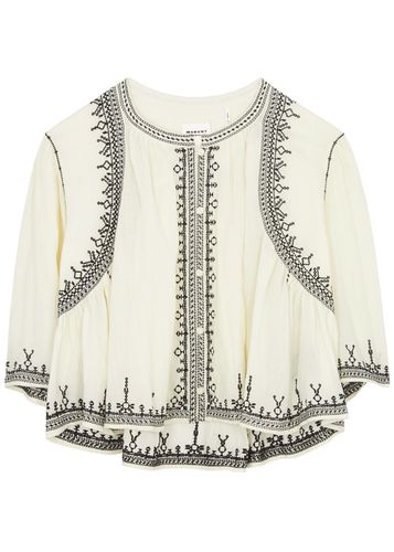 Isabel Marant étoile Perkins Embroidered Cotton Blouse - - 36 (UK8 / S) - Isabel Marantétoile - Modalova