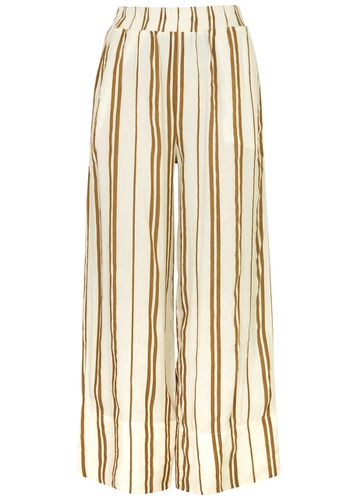 Striped Wide-leg Linen-blend Trousers - - S (UK8-10 / S) - Bella dahl - Modalova