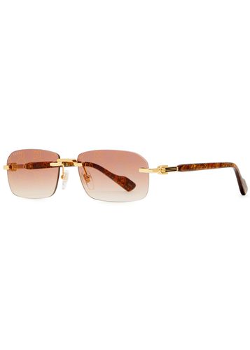 Ssima Rimless Rectangle-frame Sunglasses - Gucci - Modalova