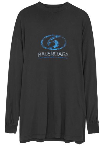 Logo-print Cotton top - - 2 (UK 10 / S) - Balenciaga - Modalova