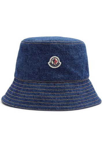 Moncler Logo Denim Bucket hat - Moncler - Modalova