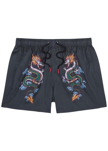 Shenlong Printed Shell Swim Shorts - Boardies - Modalova