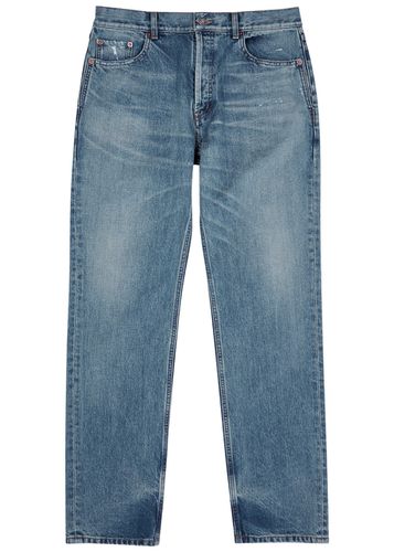 Distressed Straight-leg Jeans - - 34 (W34 / L) - Saint Laurent - Modalova