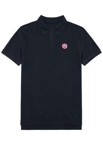 Beckley Logo Piqué Cotton Polo Shirt - - L - Canada goose - Modalova