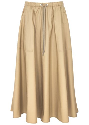 Flared Cotton-poplin Midi Skirt - - 42 (UK10 / S) - Moncler - Modalova