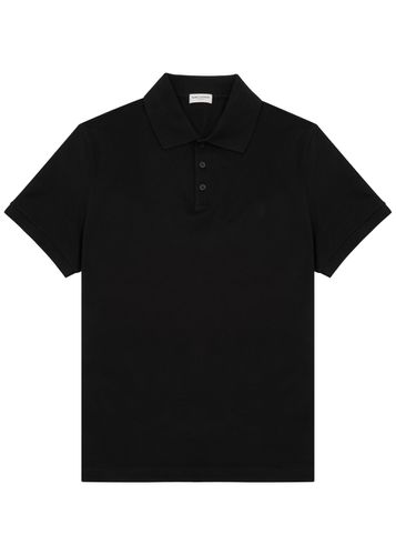 Logo-embroidered Piqué Cotton Polo Shirt - - L - Saint Laurent - Modalova