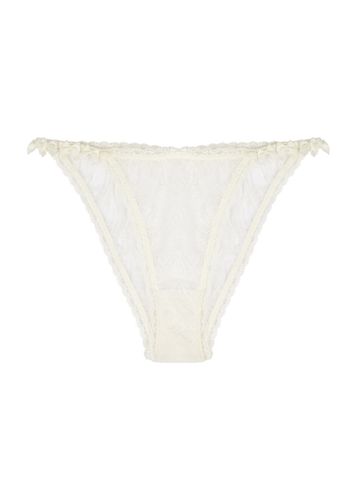 Isabel Bow-embellished Lace Briefs - LOVE STORIES - Modalova
