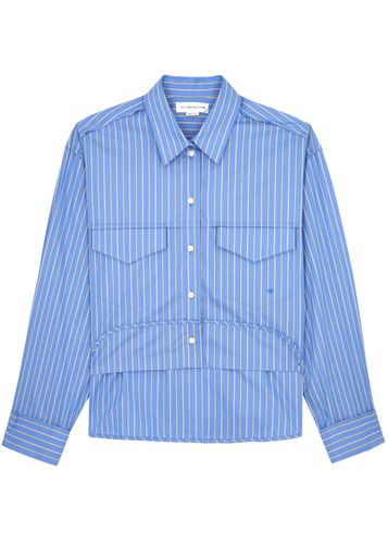 Cropped Striped Cotton-poplin Shirt - - 12 (UK12 / M) - Victoria Beckham - Modalova