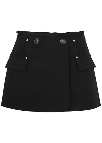 Riveted Stretch-wool Mini Wrap Skirt - - 8 (UK12 / M) - Dion Lee - Modalova