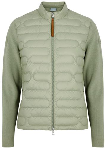 Quilted Shell and Cotton Jacket - - L (UK14 / L) - Moncler - Modalova