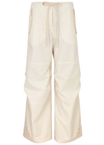 Wide-leg Cotton Trousers - - 40 (UK8 / S) - Moncler - Modalova