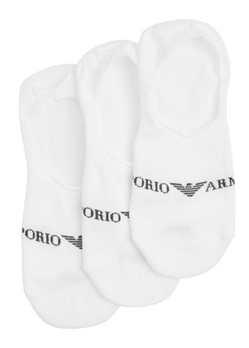 Logo Cotton-blend Trainer Socks - set of Three - - L/XL L/XL - Emporio armani - Modalova