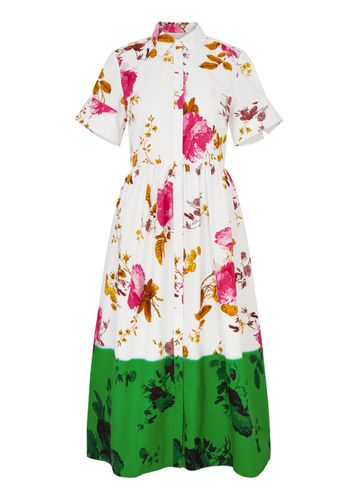 Floral-print Cotton Midi Dress - - 10 (UK10 / S) - Erdem - Modalova