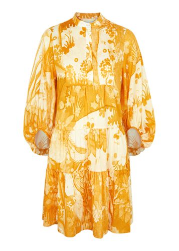 Printed Cotton Mini Dress - - 8 (UK8 / S) - Erdem - Modalova