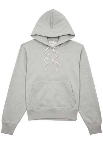 Logo-embroidered Hooded Cotton Sweatshirt - - L - Saint Laurent - Modalova