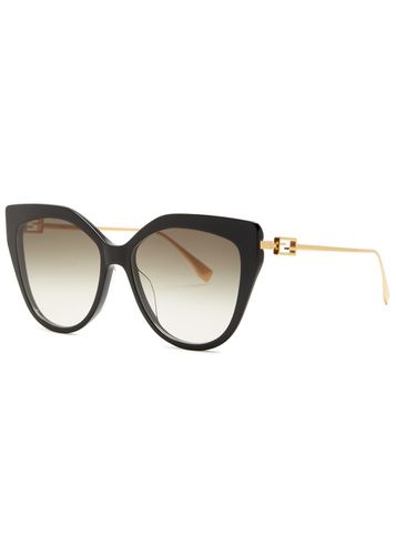 Baguette Oversized Cat-eye Sunglasses, Sunglasses - Fendi - Modalova