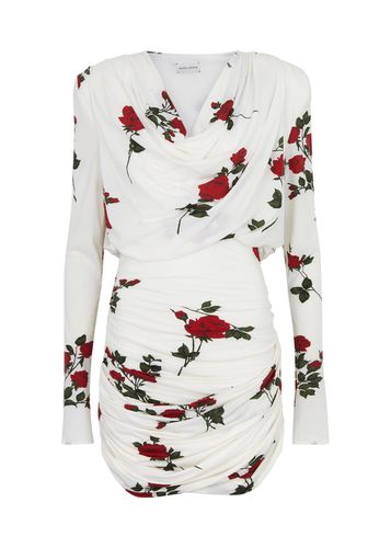 Floral-print Draped Stretch-jersey Mini Dress - - 34 (UK6 / XS) - Magda Butrym - Modalova