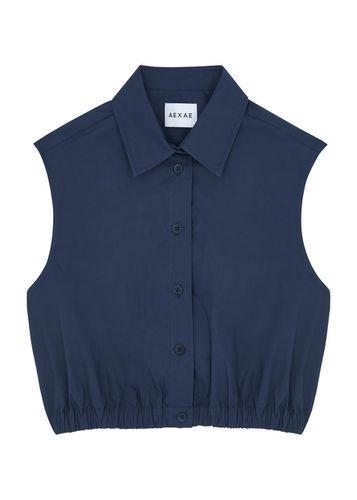 Cropped Cotton-poplin Shirt - - XS (UK6 / XS) - Aexae - Modalova