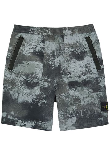 Camouflage-print Logo Nylon Shorts - - L (W34 / L) - Stone Island - Modalova