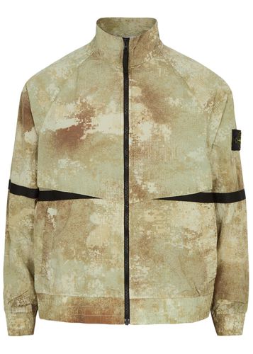 Camouflage-print Nylon Track Jacket - - L - Stone Island - Modalova