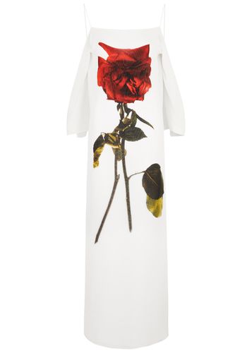 Rose-print Silk-georgette Maxi Dress - - 40 (UK8 / S) - Alexander McQueen - Modalova